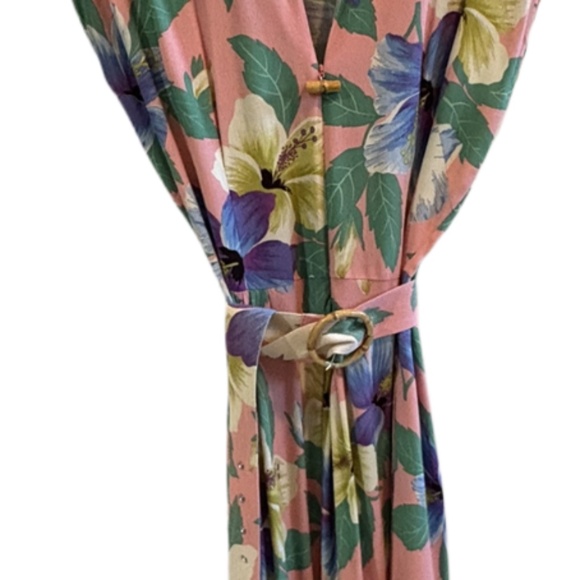 Trashy Diva "Hibiscus" print full length dress - Picture 3 of 3